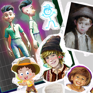  Drawing contest: boy between 8 and 12 years old. Prize: € 1,000.